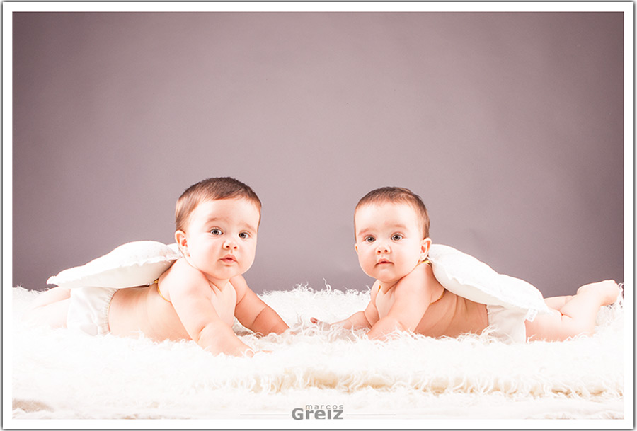 Fotógrafo de bebes Santander, Martina y Olivia