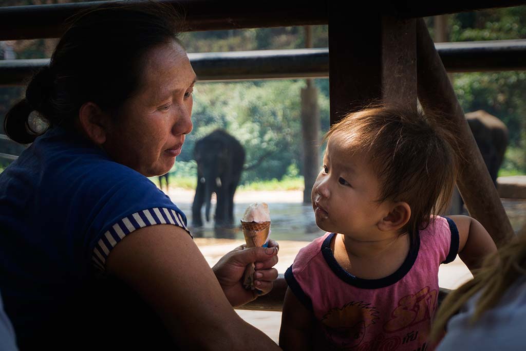 fotografía de viaje Tailandia mama helado