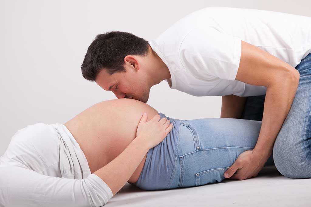 fotos de embarazas marcos greiz Damian beso papa