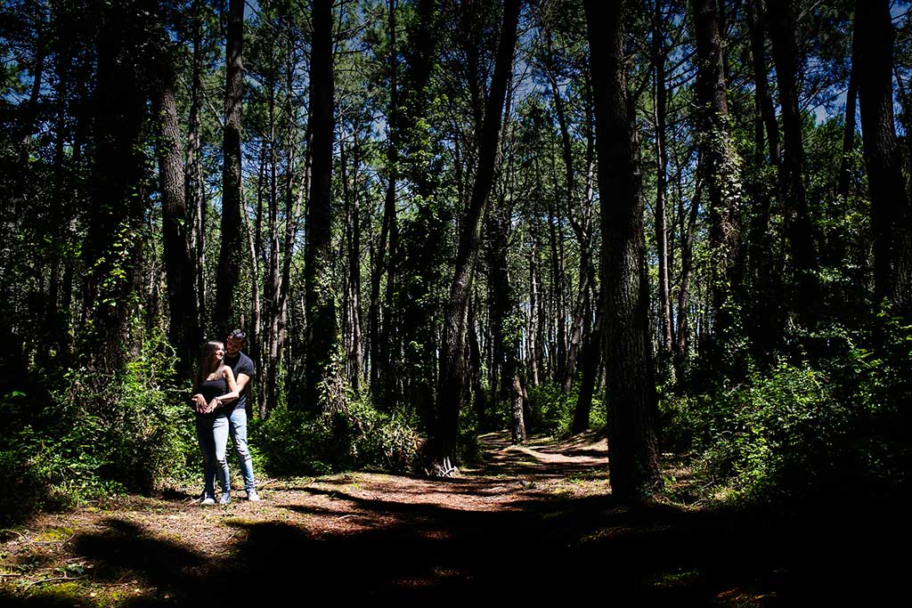 fotografo de bodas preboda liencres isa asier bosque