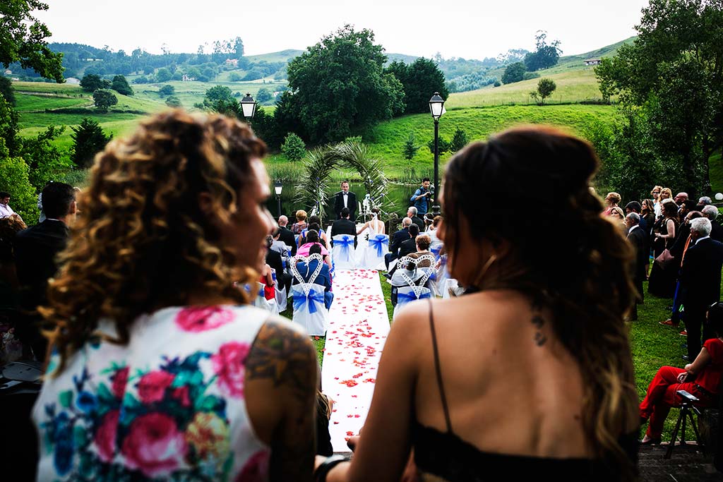 fotografo de bodas Cantabria Isa y Asier ceremonia