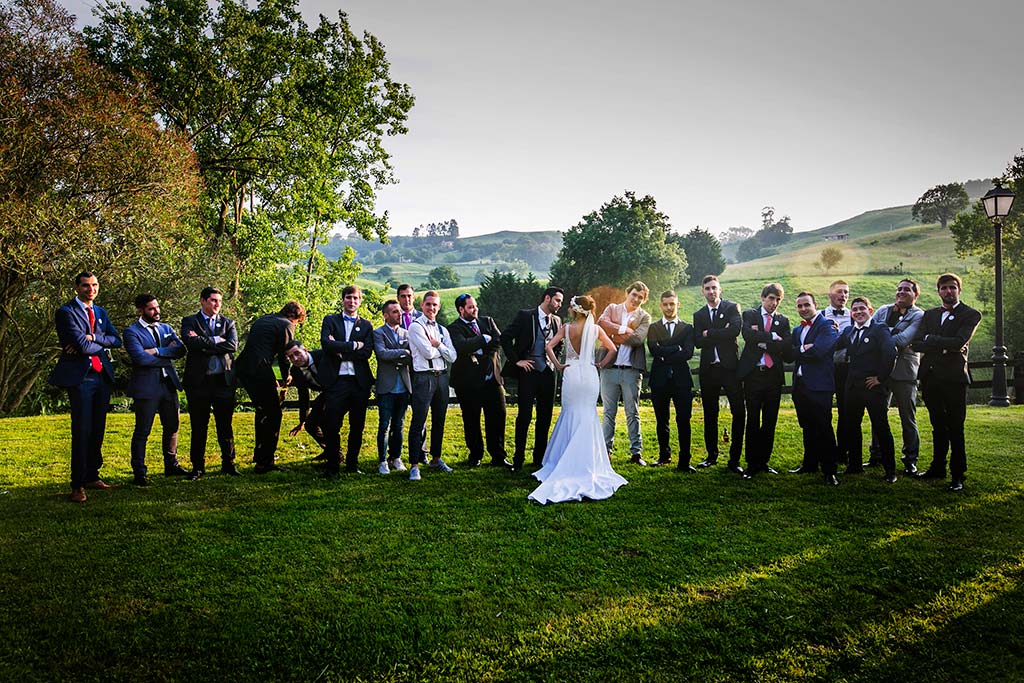 fotografo de bodas Cantabria Isa y Asier chicos