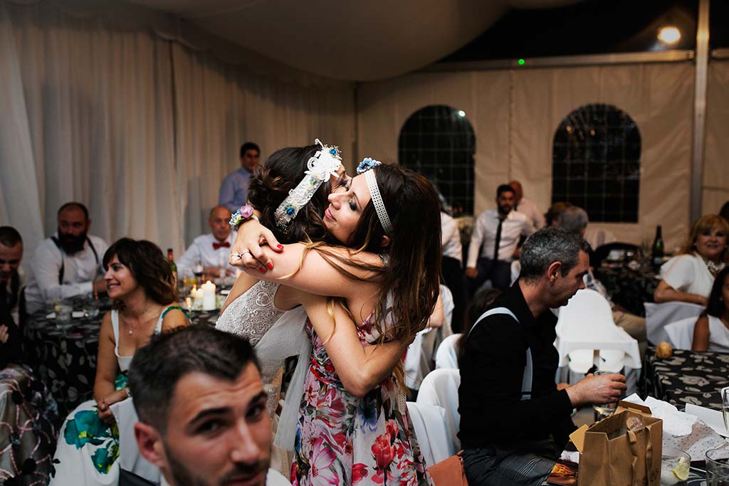 fotografo de bodas Cantabria Isa y Asier hermana