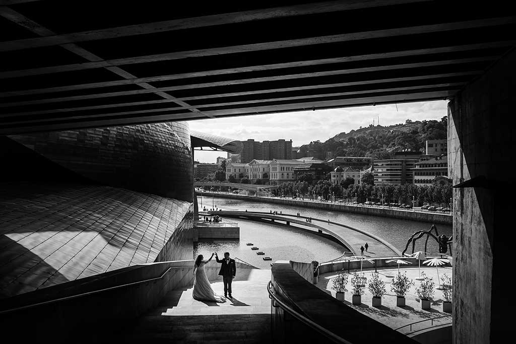 fotografo de bodas bilbao maria angel guggenheim