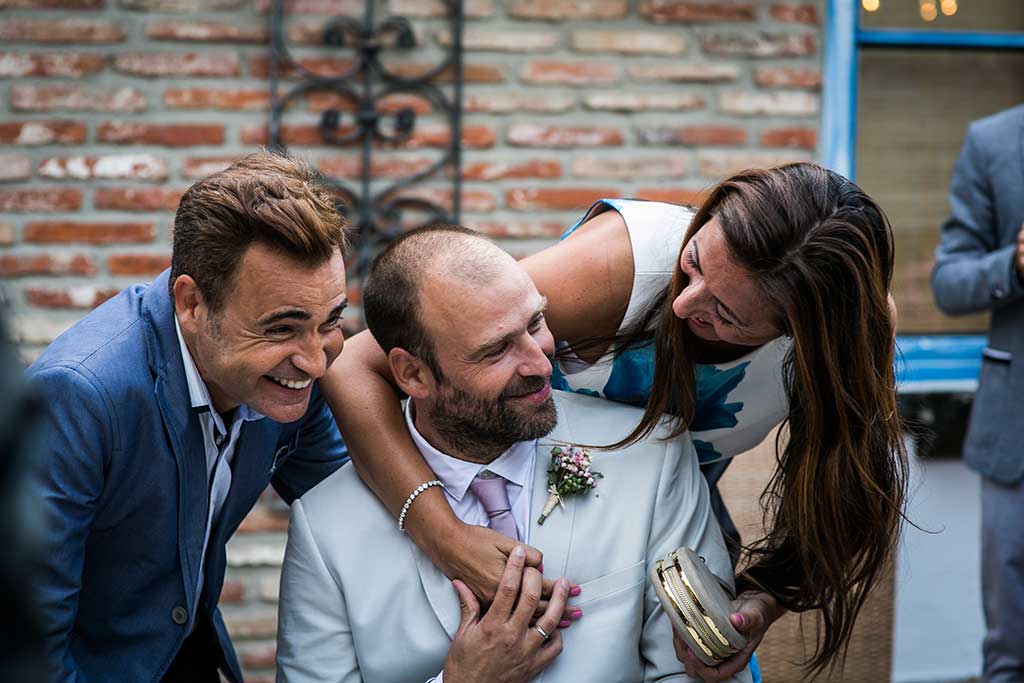 fotógrafo de bodas Cantabria amigos