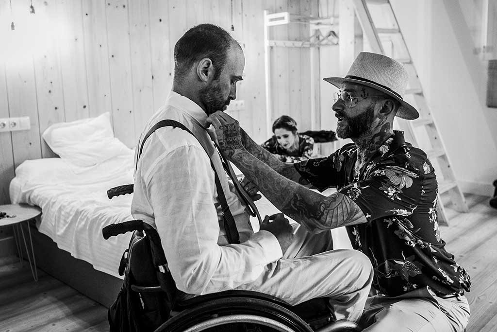 fotógrafo de bodas Cantabria corbata