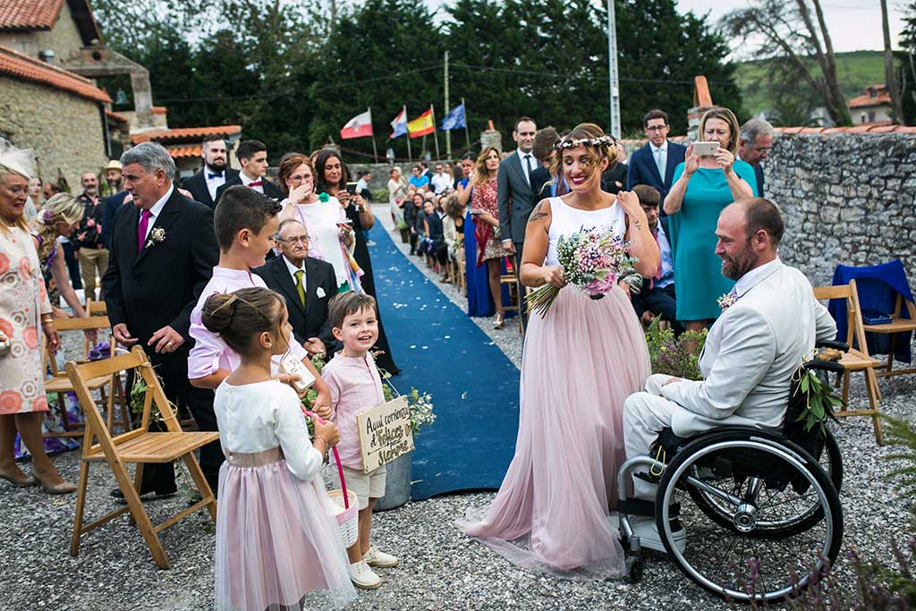 fotógrafo de bodas Cantabria nenes arras