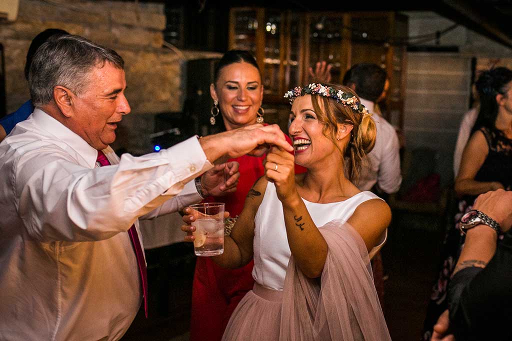 fotógrafo de bodas Cantabria baile papa