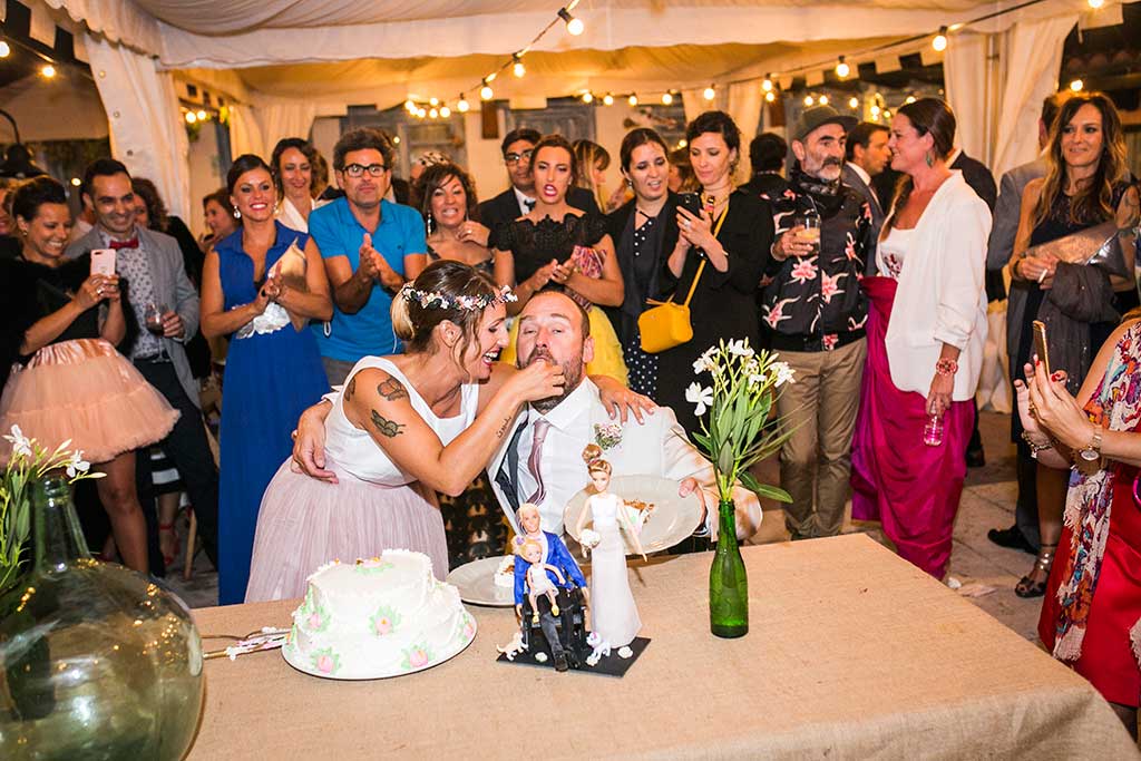 fotógrafo de bodas Cantabria tarta