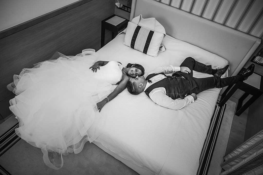 fotógrafo de bodas Santander Sandra y Fran cama
