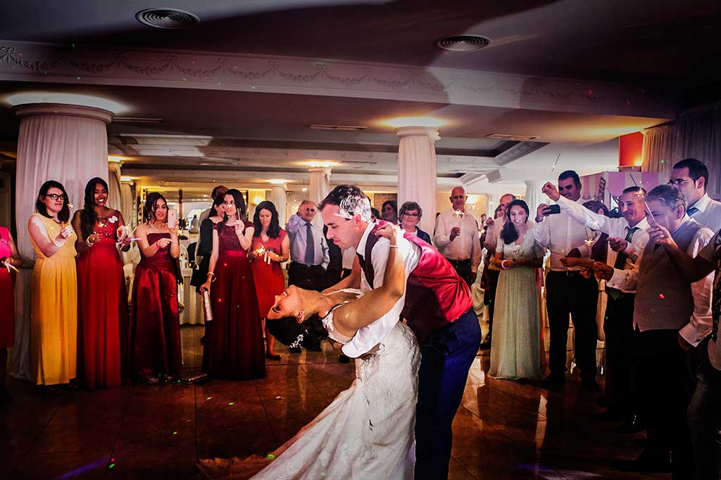 fotógrafo de bodas Cantabria Sara y Luis baile