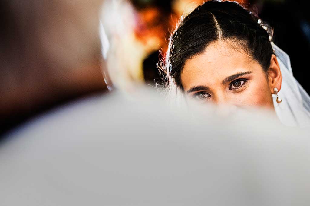 fotógrafo de bodas Cantabria Sara y Luis ojos novia