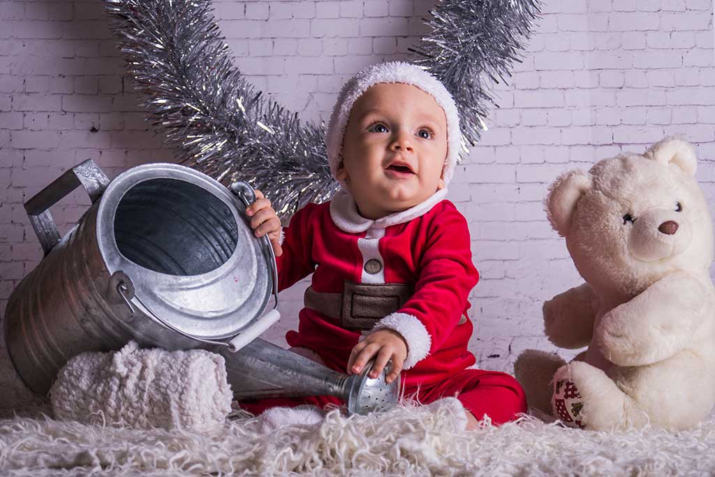 fotos de bebes navidad Marcos Greiz Enzo osito