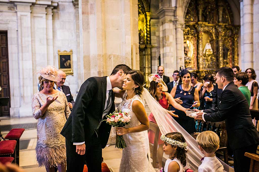 fotografo de bodas Santander Mario Carla beso