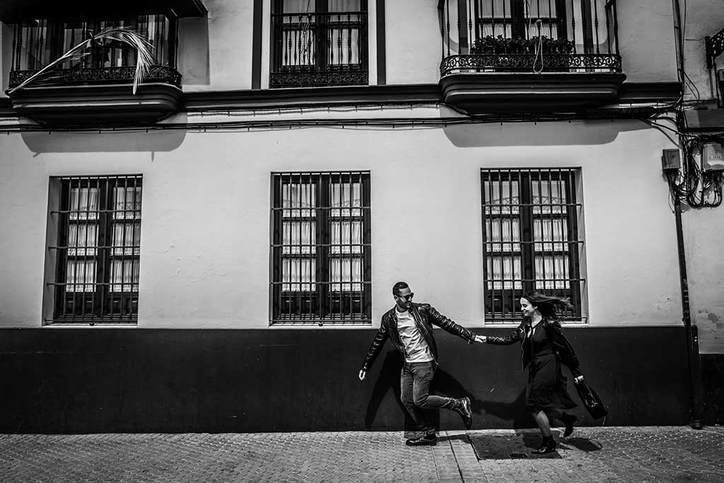 Fotógrafo de bodas Sevilla Marcos Greiz correr