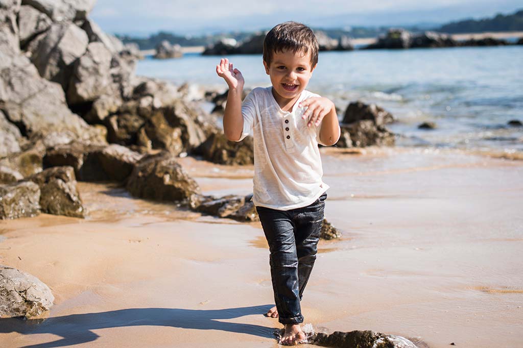 fotos de niños Santander Marcos Greiz Alex playa