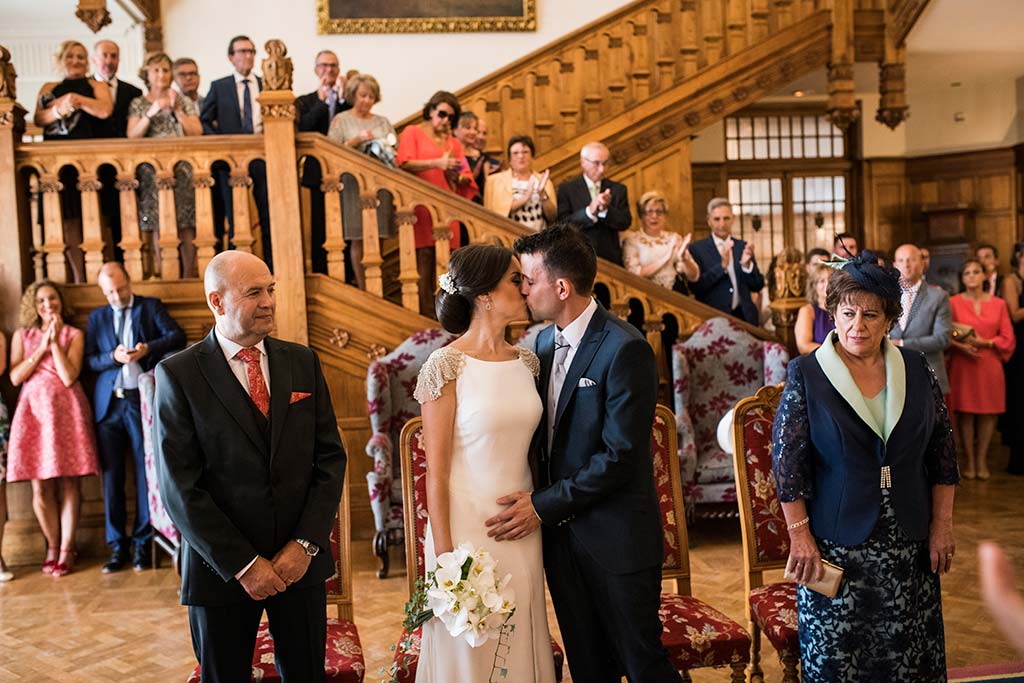 fotografo de bodas Santander Marcos-Greiz Cecilia y Saúl beso