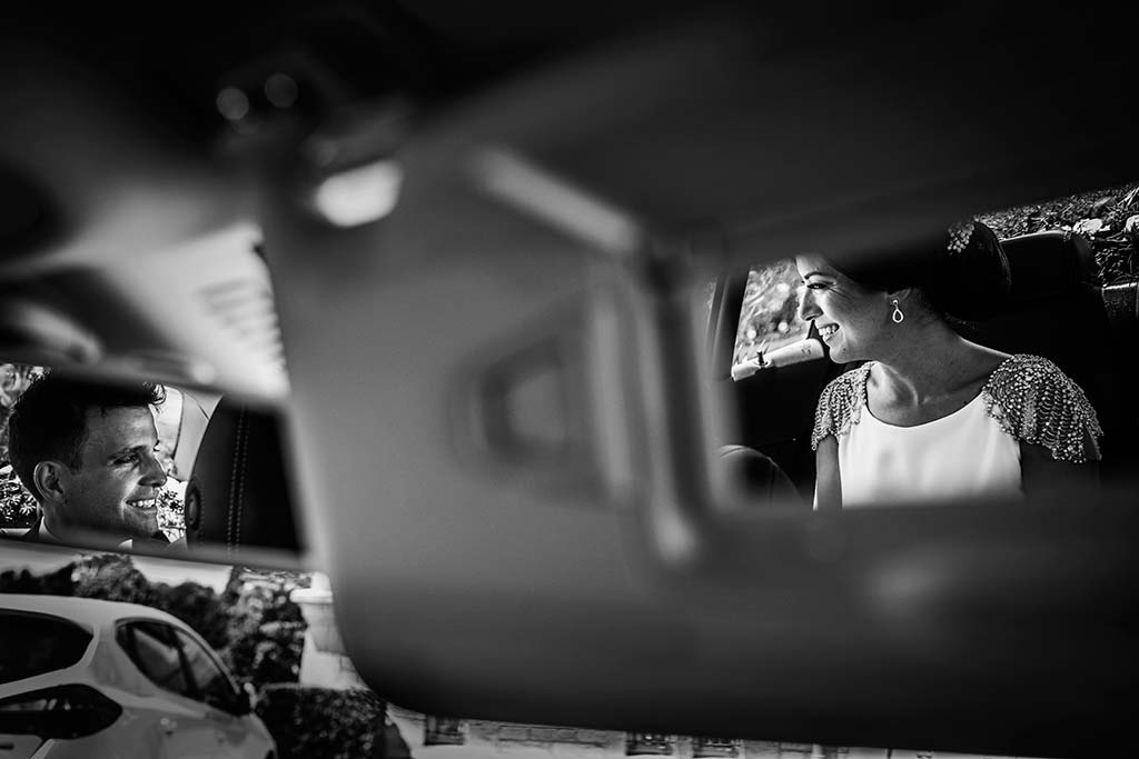 fotografo de bodas Santander Marcos-Greiz Cecilia y Saúl coche