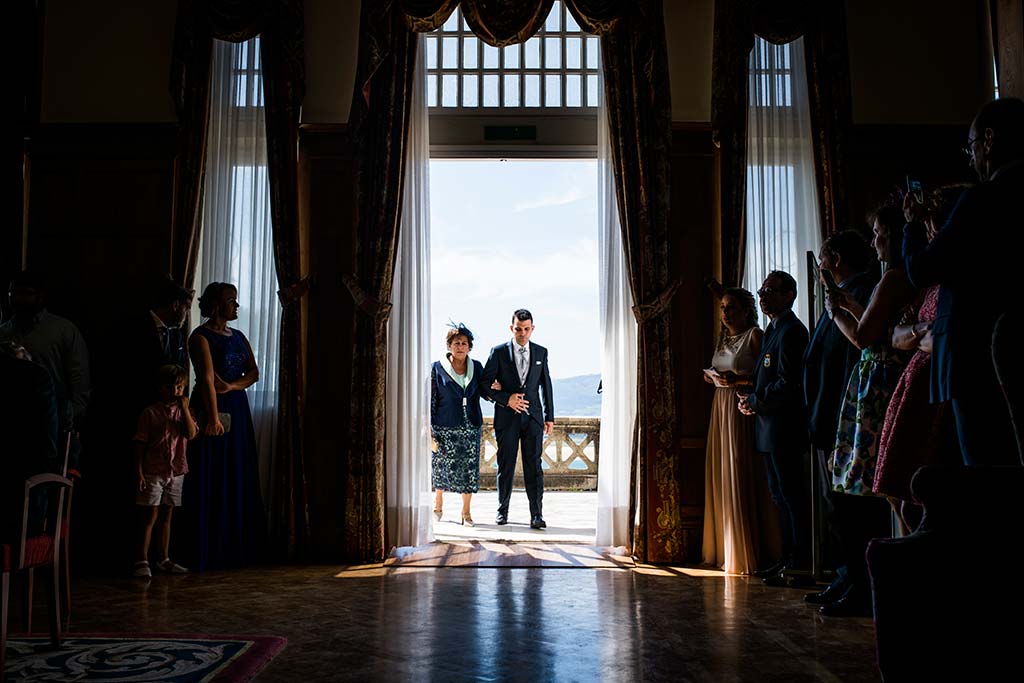 fotografo de bodas Santander Marcos-Greiz Cecilia y Saúl entrada novio