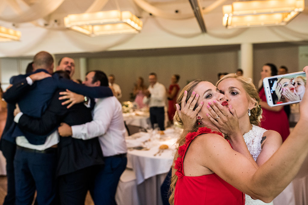 Fotografos de boda Cantabria Maria Aaron Marcos Greiz selfie