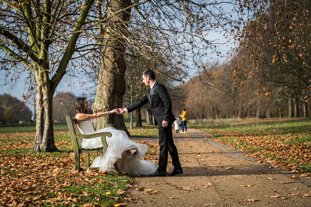 fotógrafo de bodas Santander Marcos Greiz Maria y Javi parque