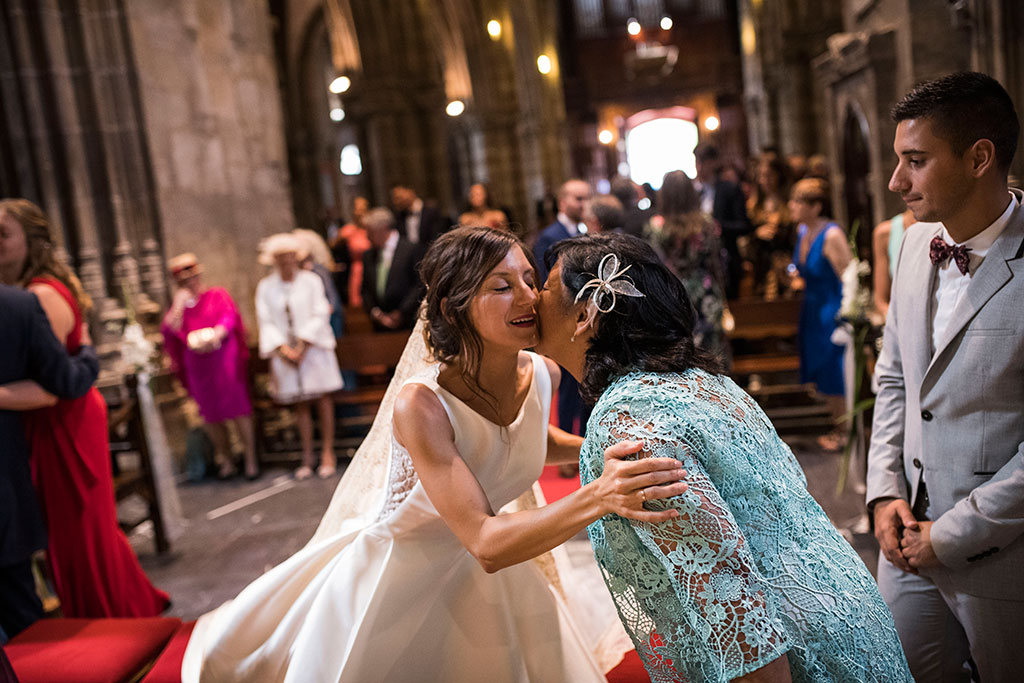 fotografo de bodas Cantabria Nati Isma beso