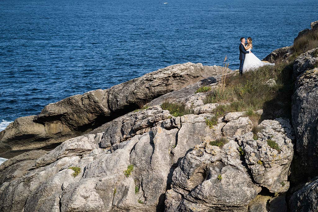 Fotógrafo de bodas Cantabria Marcos Greiz, Katia y Sergio acantilados