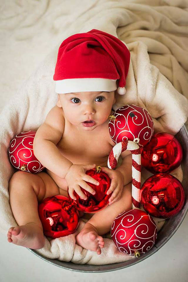 fotos de niños mini sesiones Navidad Dylan