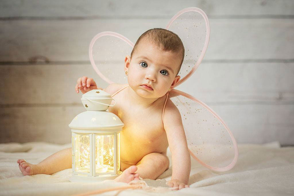 fotos de niños mini sesiones Navidad hada