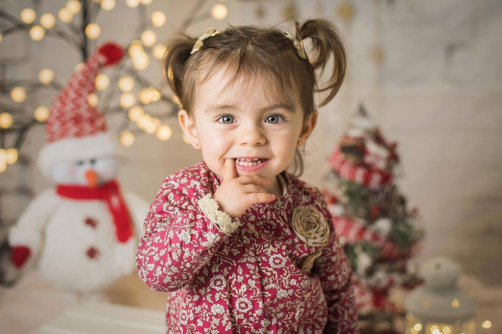 fotos de niños mini sesiones Navidad Vega