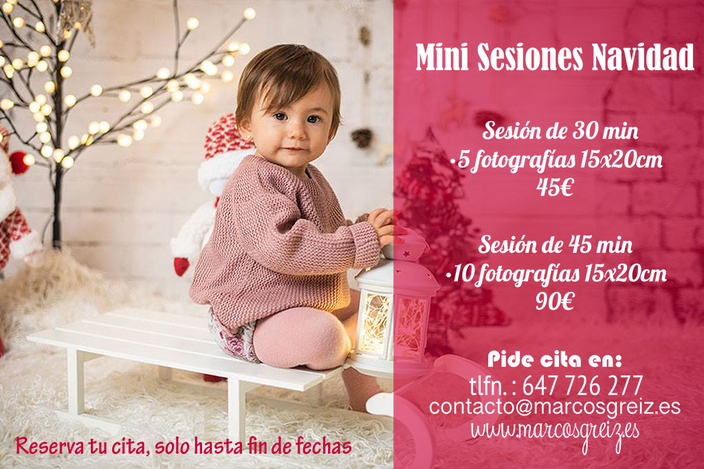 fotos de niños mini sesiones Navidad