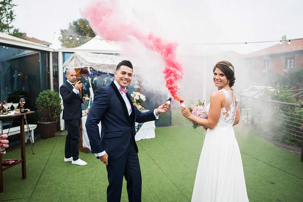 fotógrafo de bodas Marta Ricardo Marcos Greiz humo