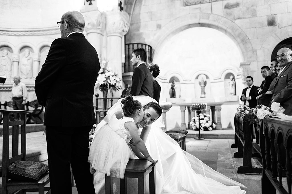 fotógrafo de bodas Santander Blanca y Fran besito
