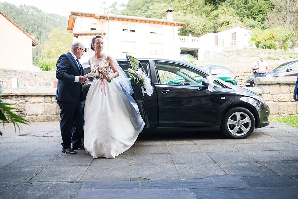 fotógrafo de bodas Santander Blanca y Fran llegada