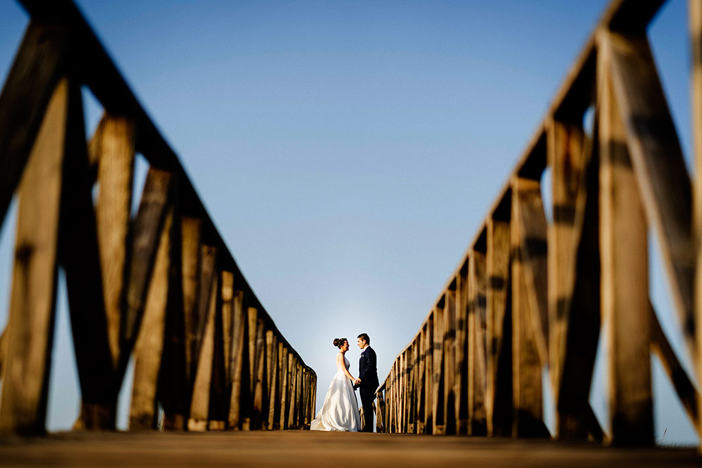 fotógrafo de bodas Santander Blanca y Fran pasarela