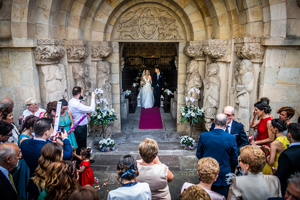 fotógrafo de bodas Santander Blanca y Fran salida novios