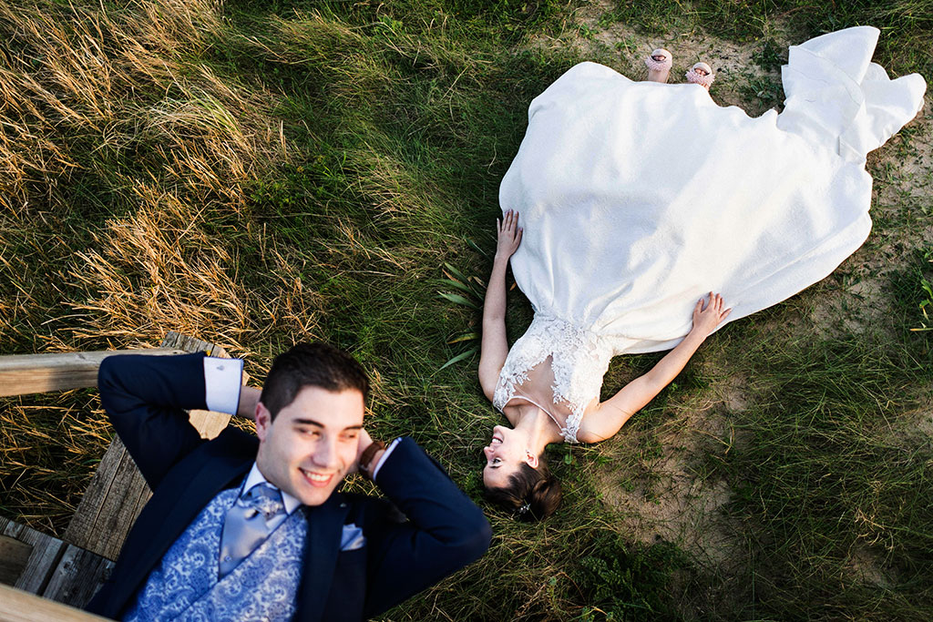 fotógrafo de bodas Santander Blanca y Fran suelo