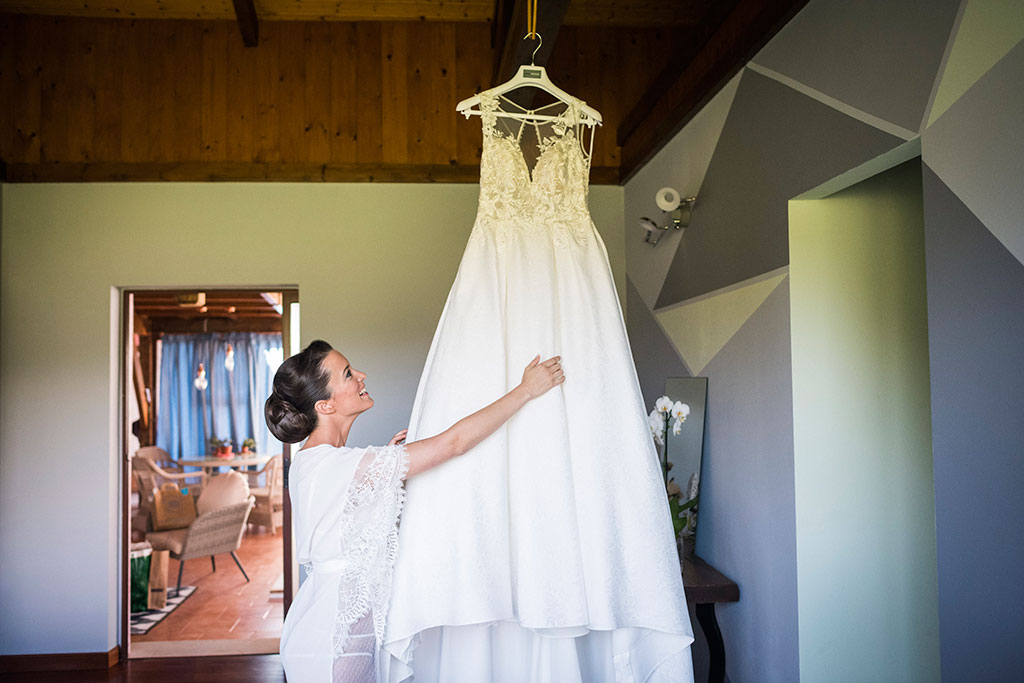 fotógrafo de bodas Santander Blanca y Fran vestido