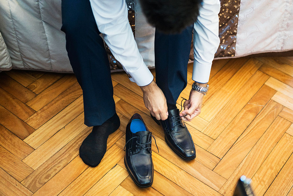 fotógrafo de bodas Santander Blanca y Fran zapatos