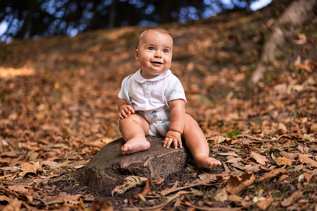 fotos de niños Marcos Greiz Santander otoño hojas