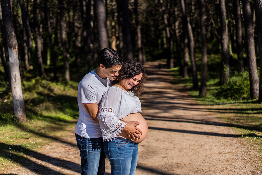 fotógrafo bebes embarazo Santander bosque