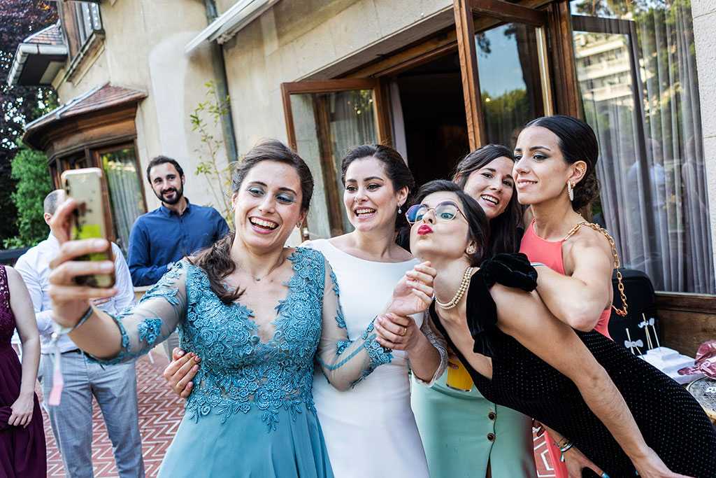 fotografía bodas Santander Cantabria Sara e Ivan selfie