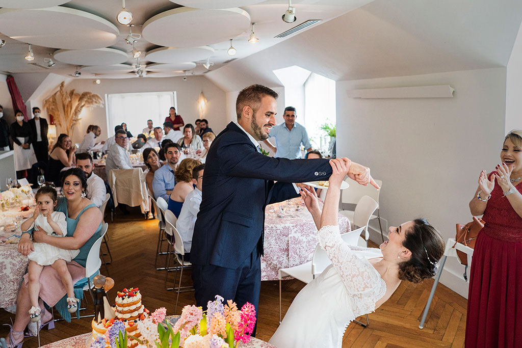 fotografía bodas Santander Cantabria Sara e Ivan tarta