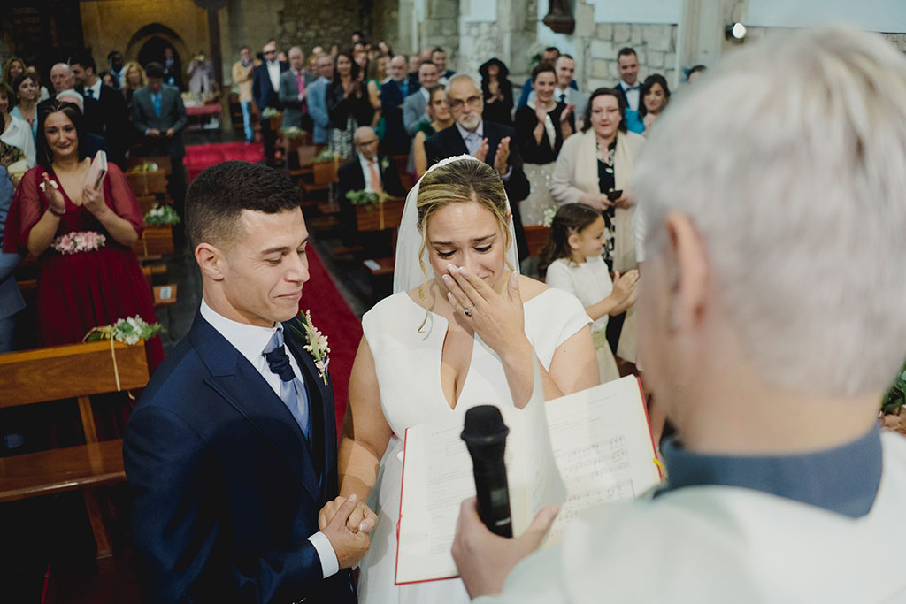 Fotógrafo de boda Cantabria Marcos Greiz emociones ceremonia