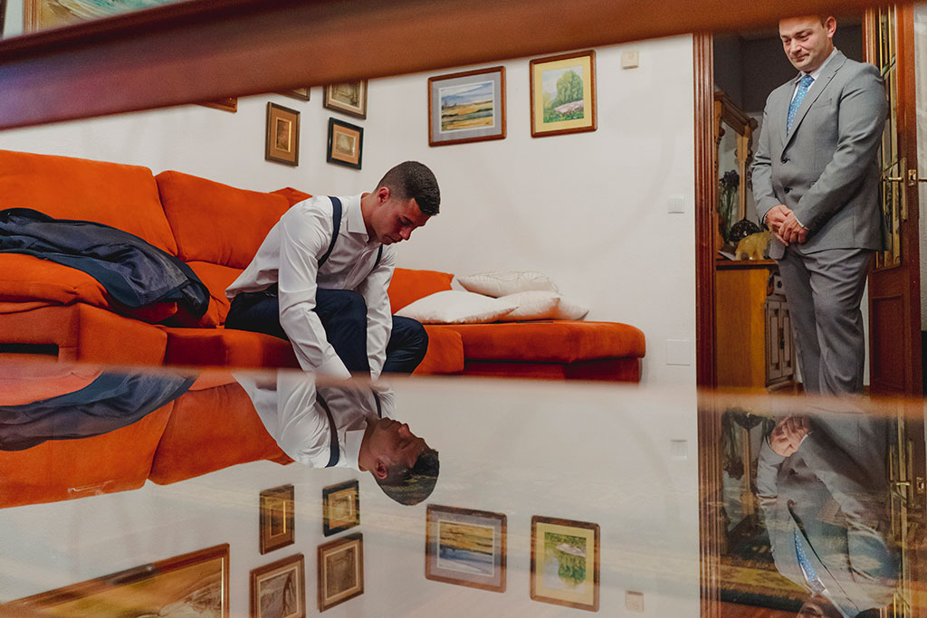 Fotógrafo de boda Cantabria Marcos Greiz novio preparativos